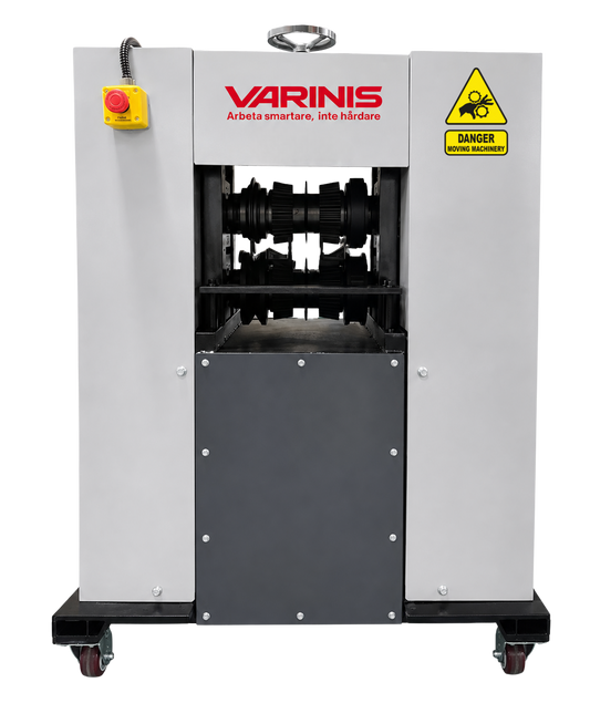 VARINIS TITAN 120 PRO professionell kabelskalningsmaskin sedd bakifrån