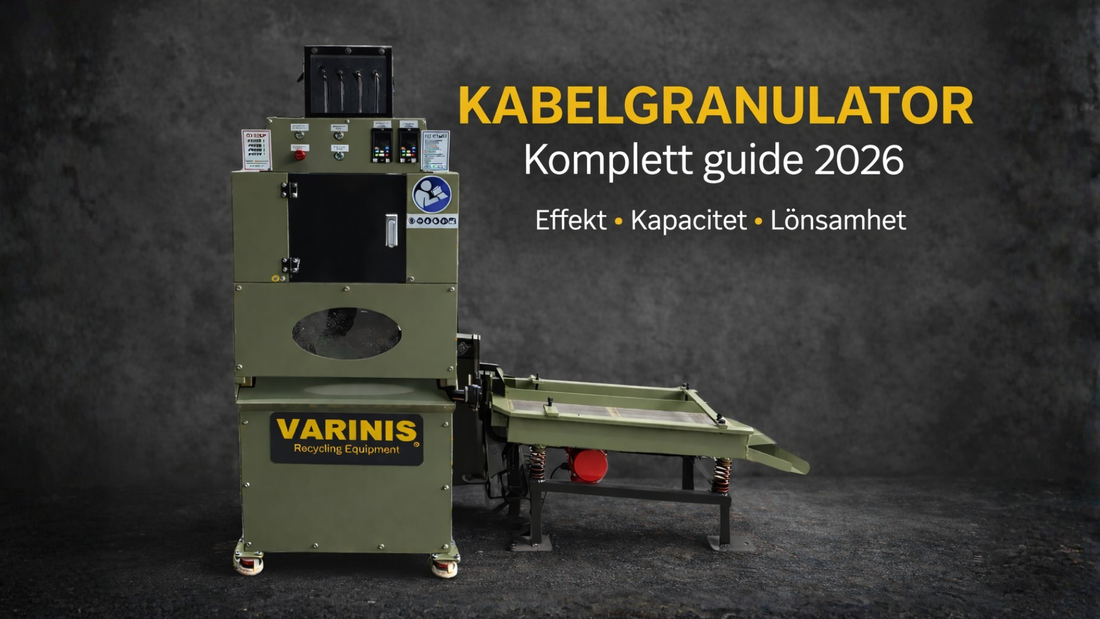 Kabelgranulator och kabel granulator med vibrerande bord för effektiv kopparåtervinning 2026