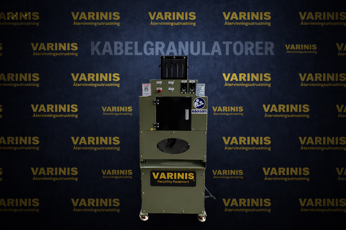 Kabelgranulatorer för kopparåtervinning – industriell kabelgranulator från Varinis