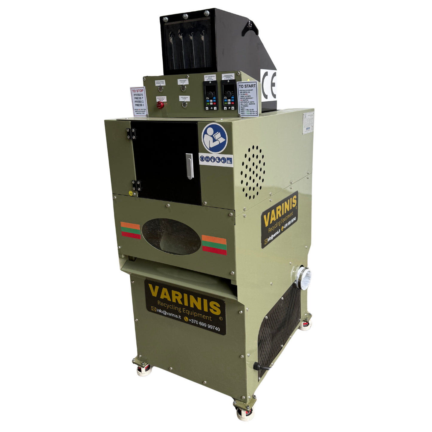 Kabelgranulator GT-400 för effektiv kabelåtervinning av elkablar