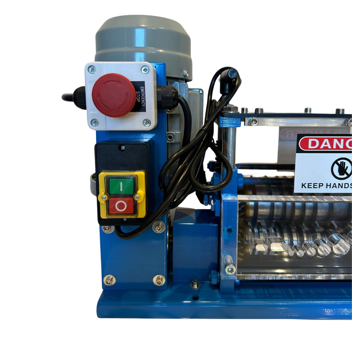 GR-M1 kabelskalningsmaskin i arbete för effektiv kabelåtervinning och ren kopparseparation