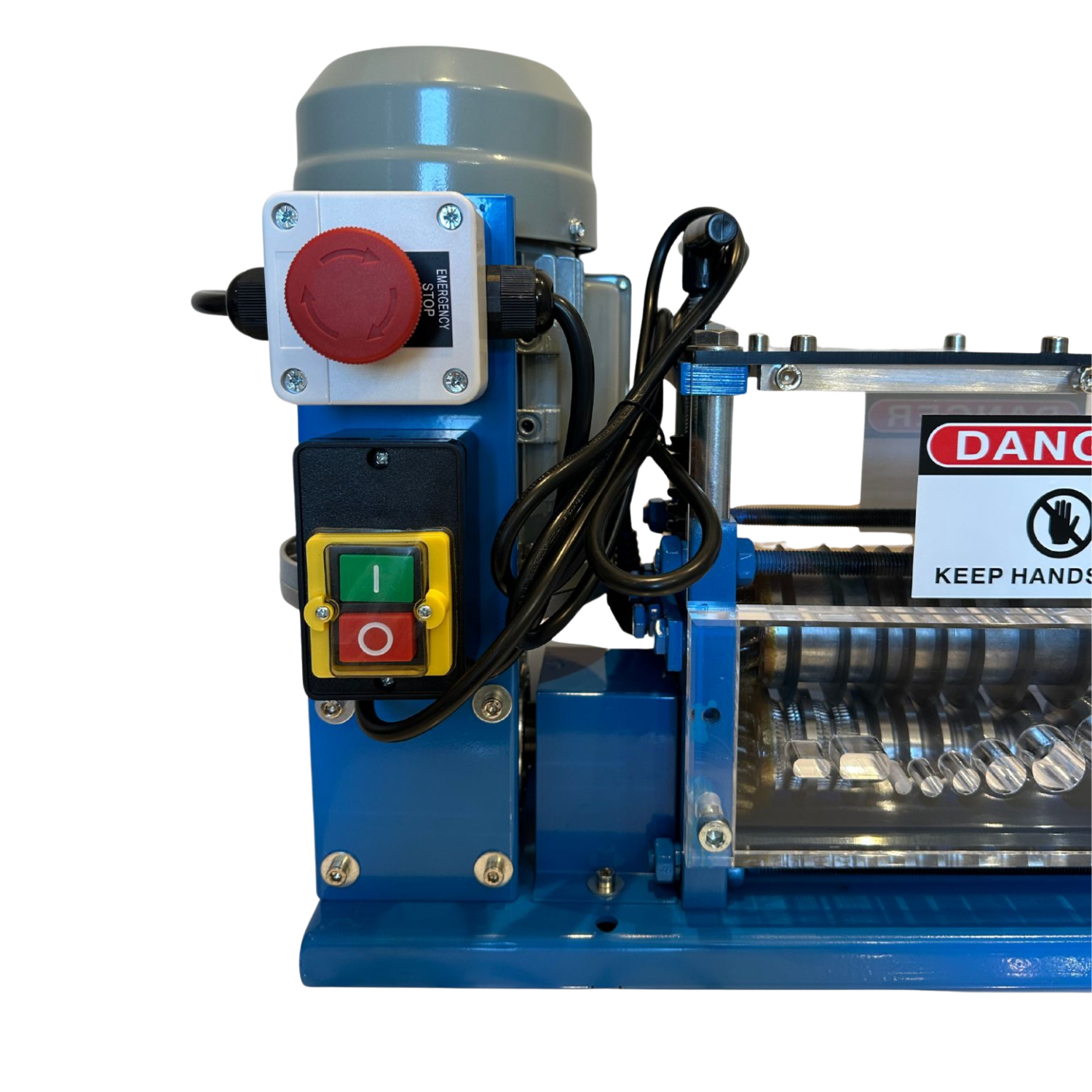 GR-M1 kabelskalningsmaskin i arbete för effektiv kabelåtervinning och ren kopparseparation