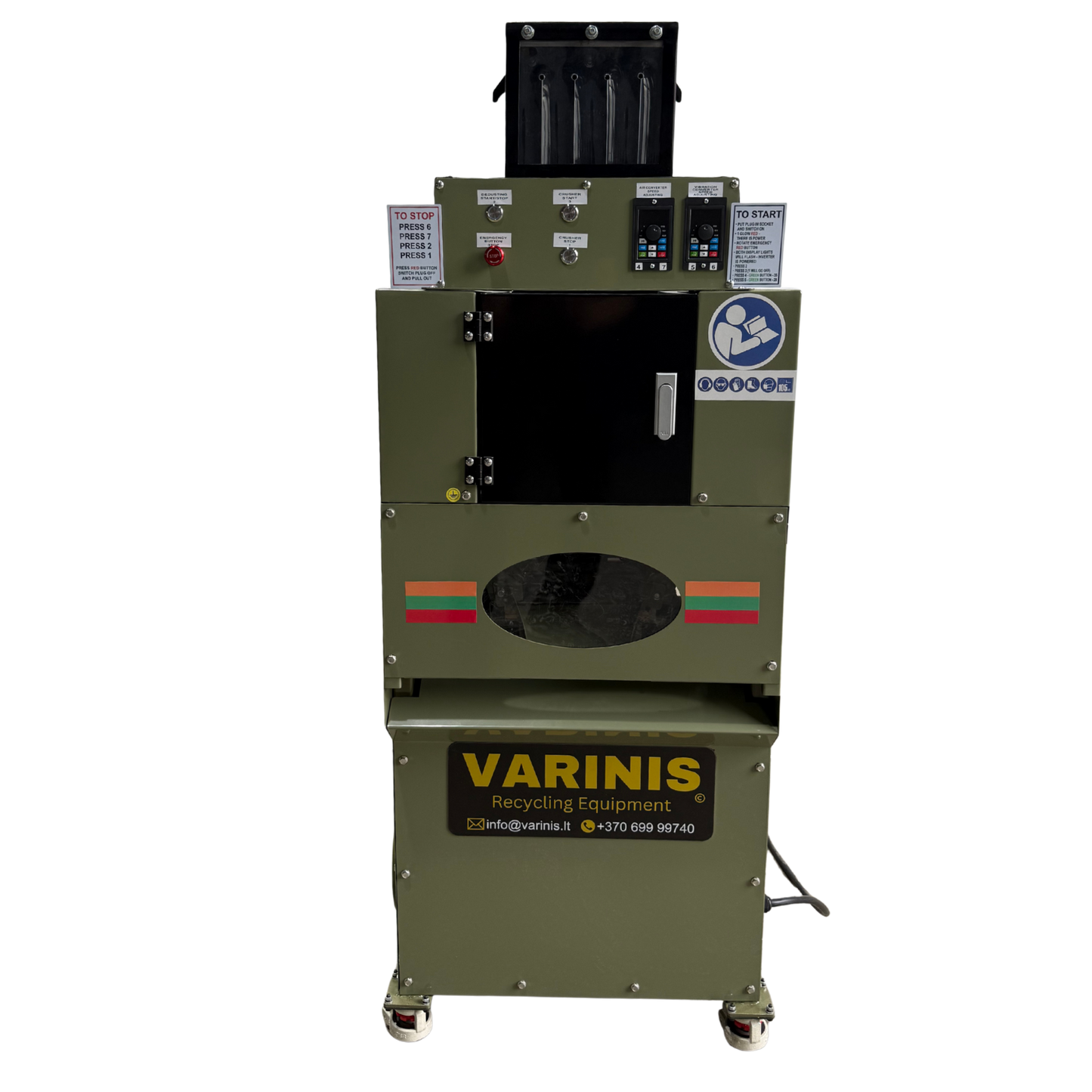 Industriell kabelgranulator GT-400 med hög kapacitet för kabelbearbetning