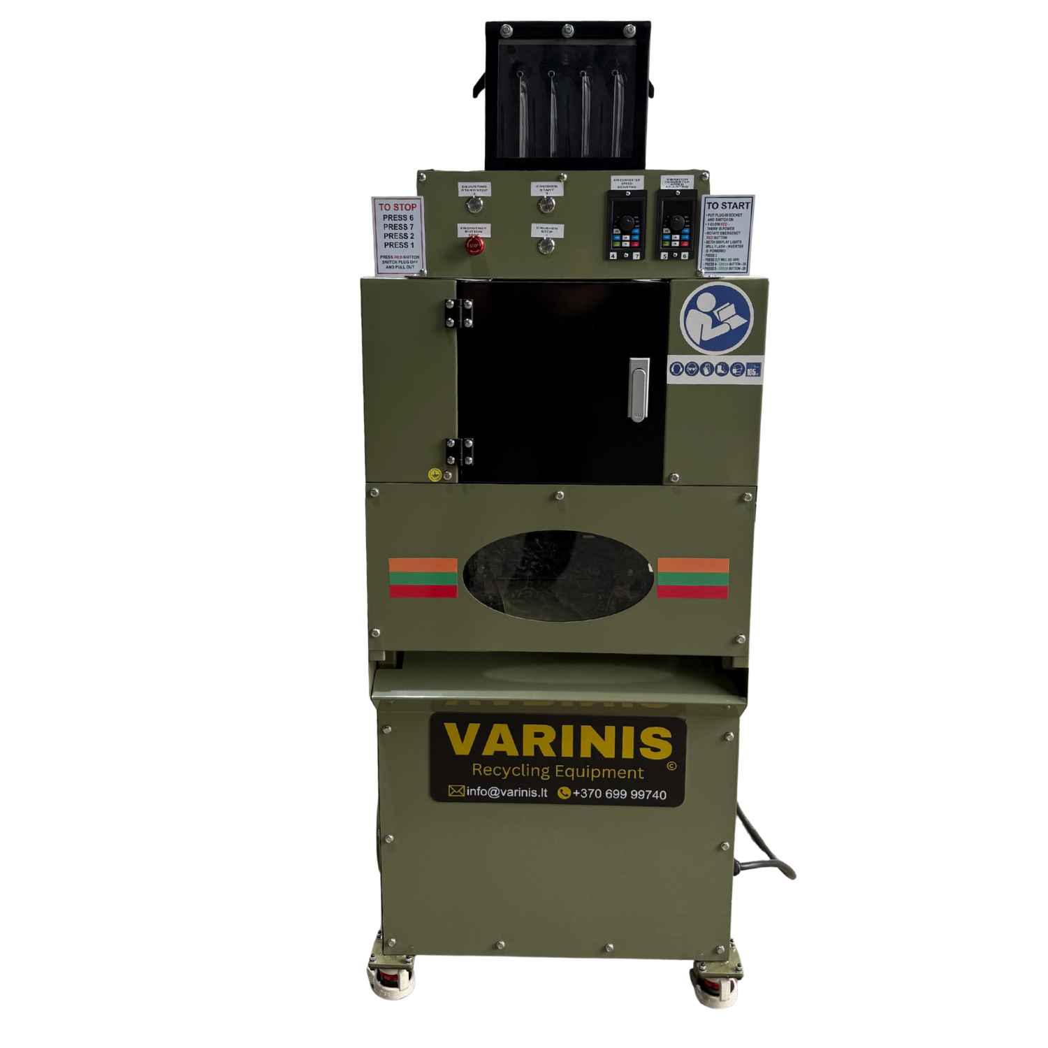 Industriell kabelgranulator GT-400 med hög kapacitet för kabelbearbetning