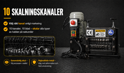 Professionell kabelskalare GR-M2 med 10 kanaler för alla typer av kablar snabb och effektiv kabelskalning