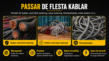 Kabelskalare GR-M2 för alla typer av kablar hård och mjuk isolering samt flerledarkablar