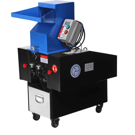 SDK-11 knivsystem med härdade stålknivar i professionell plastkvarn