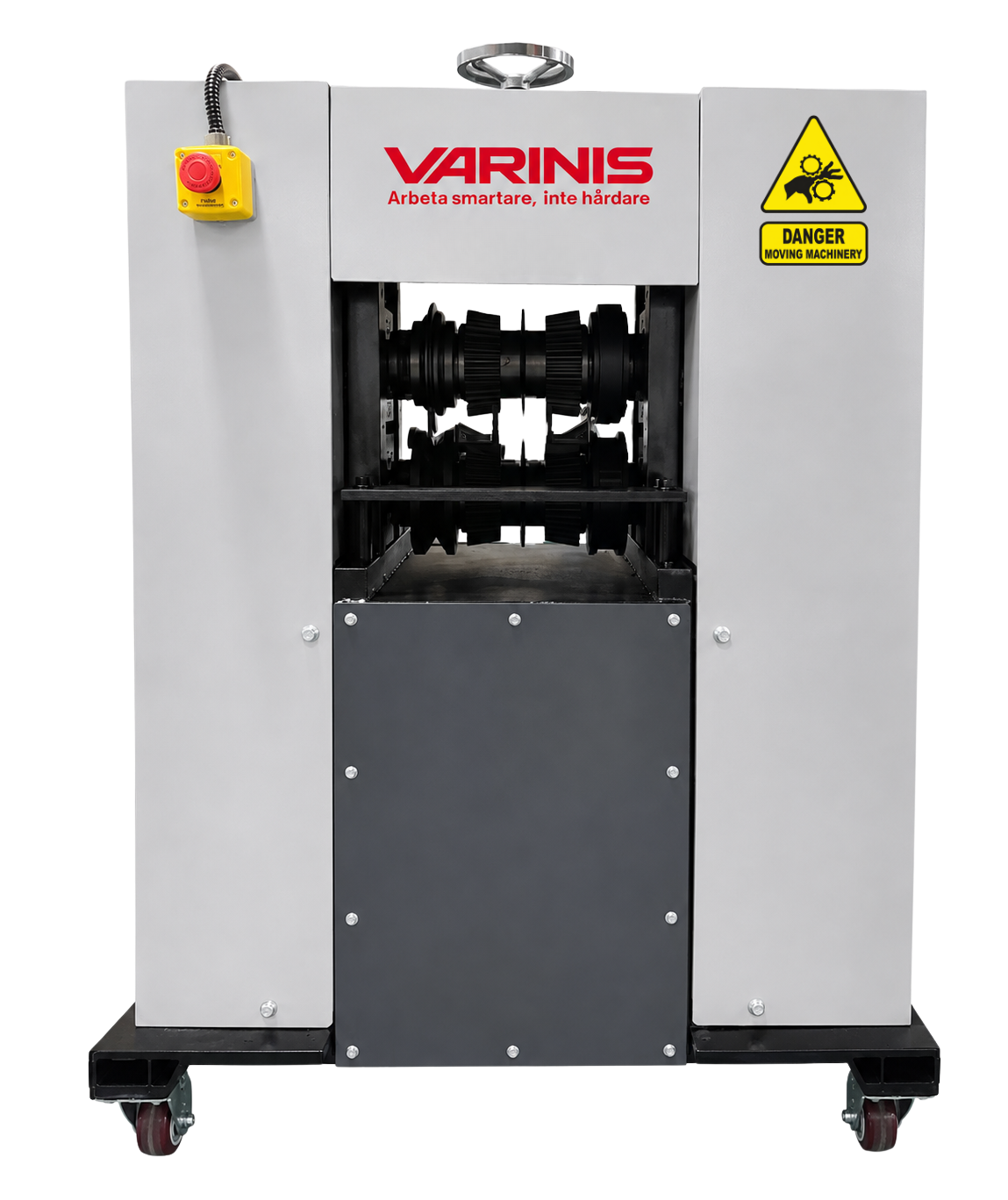 VARINIS TITAN 120 PRO professionell kabelskalningsmaskin sedd bakifrån