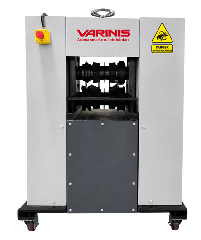 VARINIS TITAN 120 PRO professionell kabelskalningsmaskin sedd bakifrån
