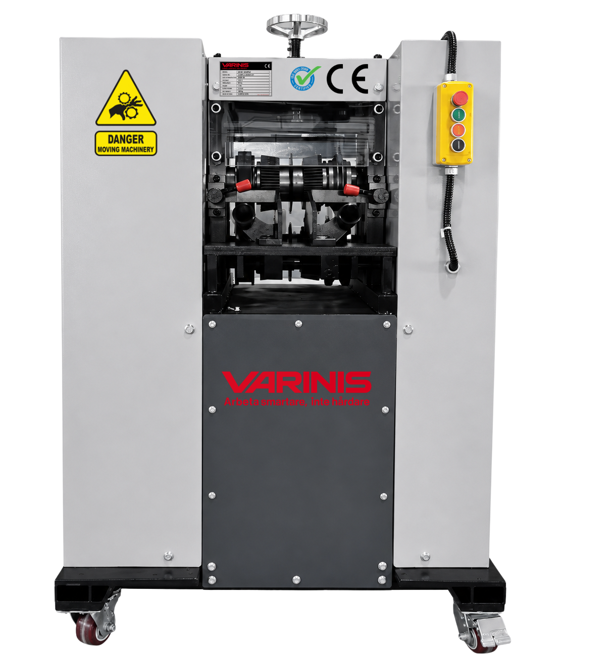 VARINIS TITAN 120 PRO professionell kabelskalningsmaskin sedd framifrån